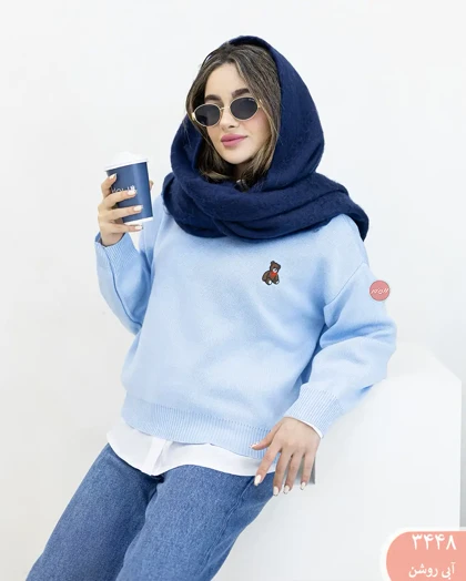 بلوز بافت گلدوزی3448