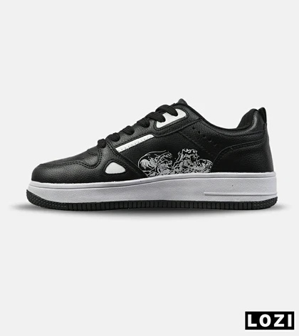 کفش مردانه و زنانه مشکی سفید NIKE AIR FORCE Draw مدل 8780