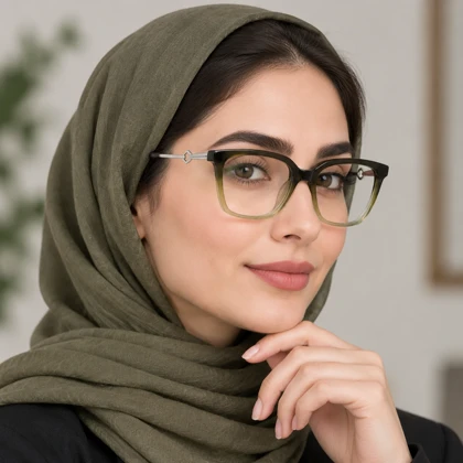 عینک طبی زنانه کائوچویی1701