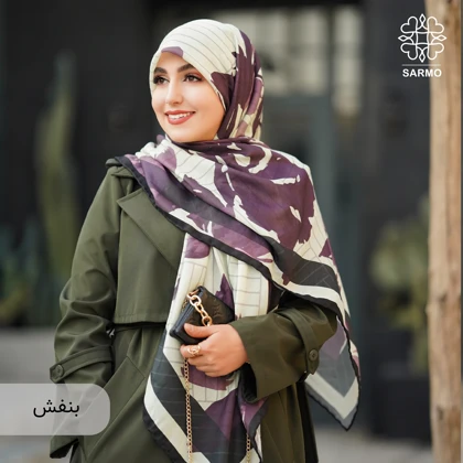 روسری نخ پنبه گلاره