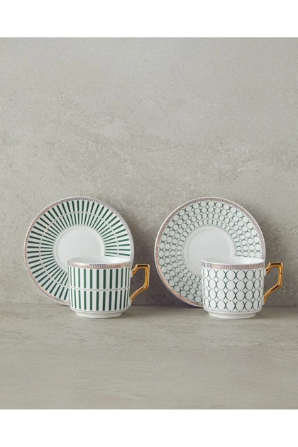 سرویس قهوه دو نفره English Home مدل Rabecca New Bone China