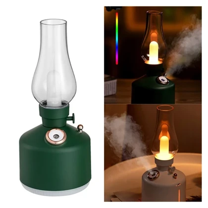 دستگاه بخور و چراغ خواب مدل LA-0621 شارژی طرح فانوس