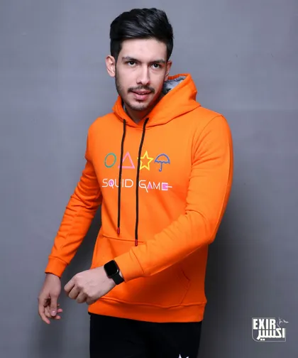 هودی طرح squid game سه نخ در رنگ بندی جذاب