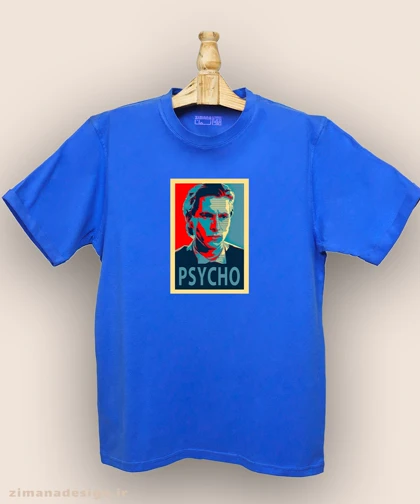 تیشرت مردانه و زنانه طرح روانی آمریکایی شخصیت پاتریک بیتمن کد 936