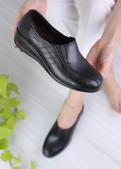 کفش چرم پرسنلی زنانه 119 پلاک