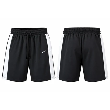 ست تیشرت و شلوارک ورزشی مردانه نایک مدل Dri Fit-YC701 مشکی