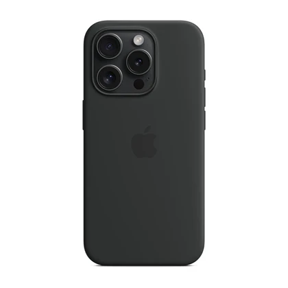 قاب گوشی آیفون 15 Pro مشکی مدل سیلیکونی