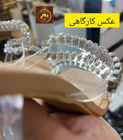 صندل نگینی مجلسی زنانه مبینا