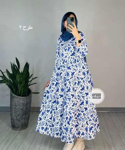 پیراهن طرحدار مزونی 59