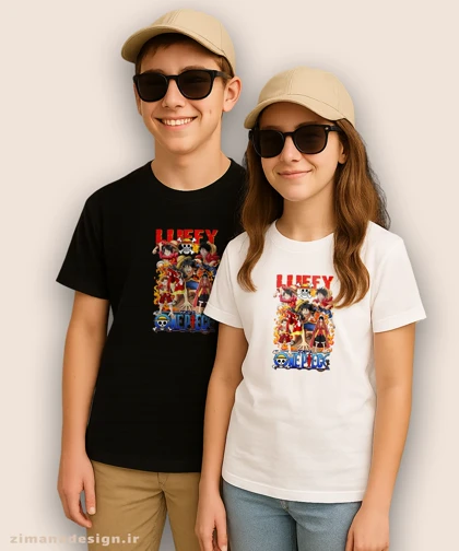 تیشرت بچگانه طرح وان پیس کد 911