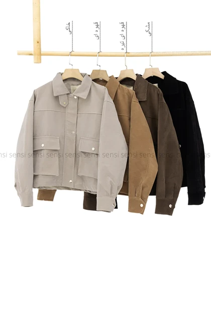 بامبر جلو زیپ جیر کد1005191