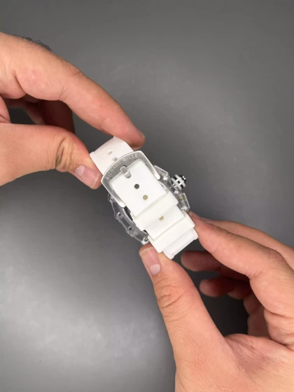 ساعت مچی ریچارد میل کورنوگراف قاب پلاستیکی سفید Richard Mille