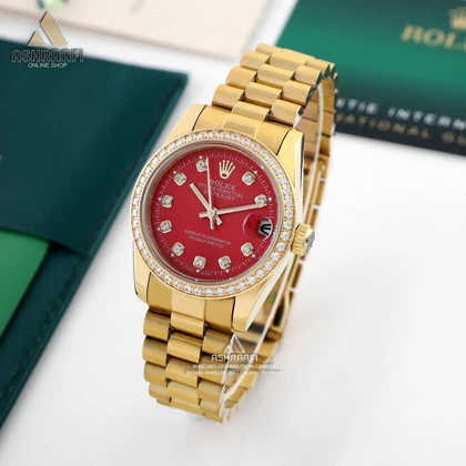 ساعت رولکس دیت جاست زنانه Rolex President Datejust 31-GR