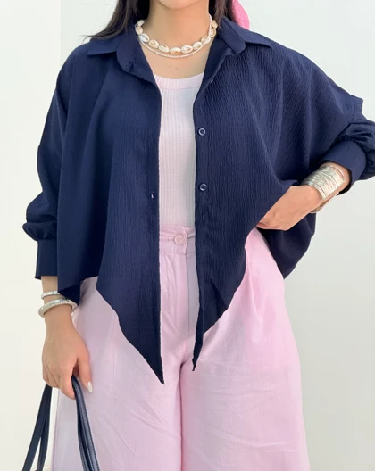 شومیز نیلا(34)کد:5716