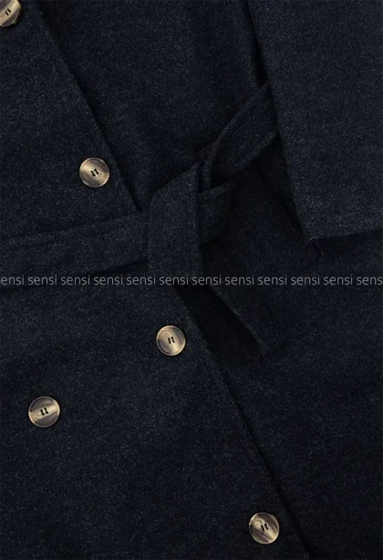 پالتو فوتر یقه ایستاده آستر دار @کد1004971