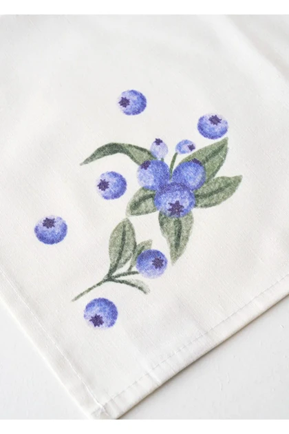 دستمال سفره پنبه‌ای Bella Maison مدل Blueberry