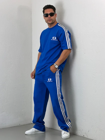 ست مردانه تیشرت و شلوارBALENCIAGA9024