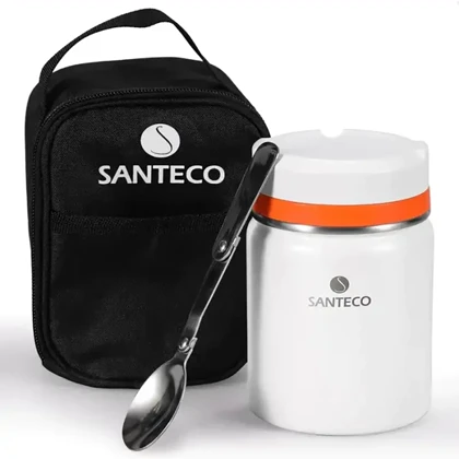 ظرف غذا دو جداره سانتکو Santeco مدل Koge HTH-500-28B ظرفیت 500 میلی لیتر