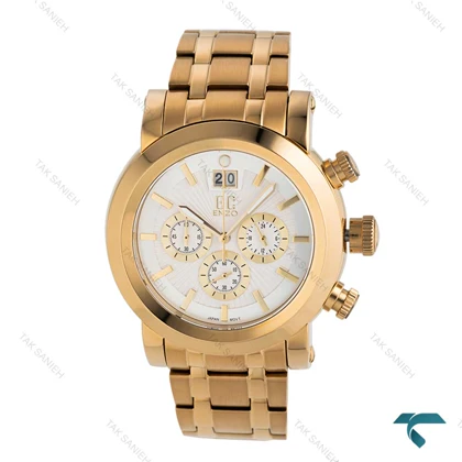 ساعت مردانه انزو EC-2168GEG طلایی صفحه سفید Enzo-8133-G
