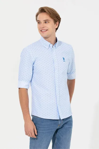 پیراهن مردانه آبی G081SZ004.000.1377623