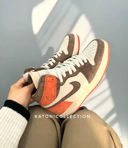 کتانی ویتنامی نایک ایر جردن وان داستد کلی Nike Air Jordan 1 High dusted clay