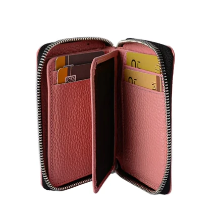 جاکارتی چرم تک زیپ