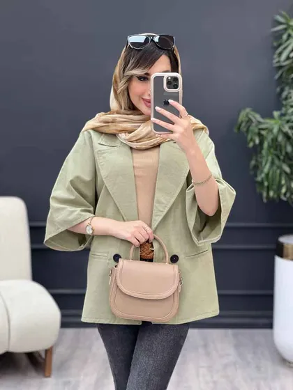 مانتو دو دکمه نسیم