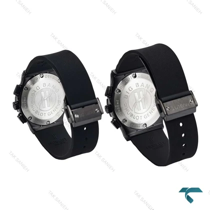 ساعت ست هابلوت مشکی ایندکس طلایی Hublot-6579-S