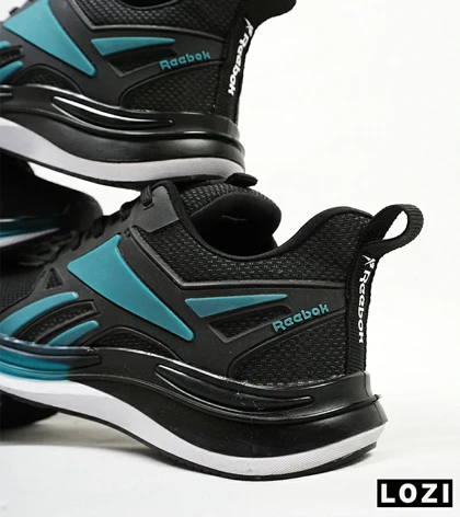 کفش کتانی ورزشی ریباک مشکی آبی Reebok Fusium Run