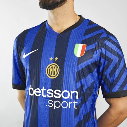 تیشرت فوتبالی پلیری اینتر میلان مدل Nike-Dri Fit-18401 آبی مشکی