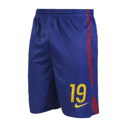 ست رکابی و شلوارک فوتبالی بارسلونا مدل Nike-Dri Fit-4D0593 سرمه ای
