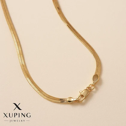 زنجیر استیل زنانه طلایی مدل ماری 3 میل – Xuping