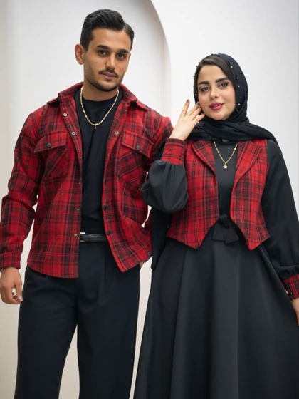 پیراهن پشمی یلدایی_کد4724