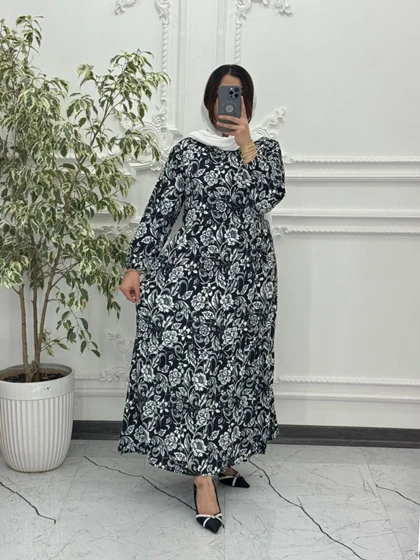 پیراهن ساحلی فلور آتی 6074