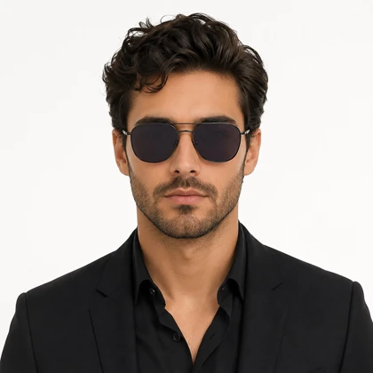 عینک آفتابی لندن لندن مدل LL1264 C01 گان متال
