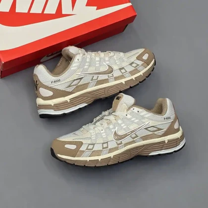کفش نایک پی 6000 کرم قهوه‌ای Nike P6000 Cream Brown