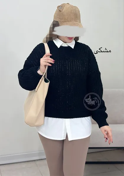 پلیور بافت ساده