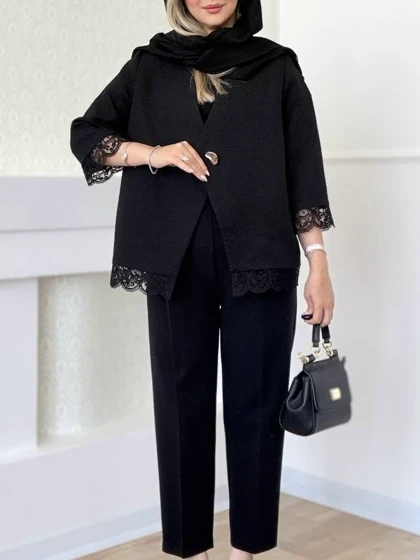 مانتو زنانه مدل سلین(ارسال فوری)