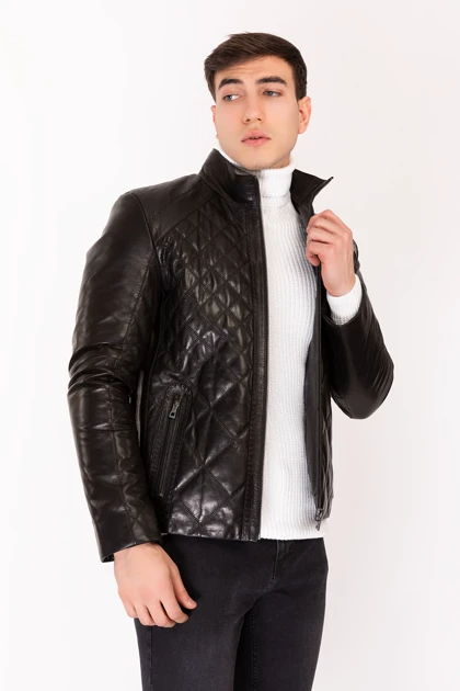 کت و کاپشن مردانه new-venture-gian-ferre-solid-leather