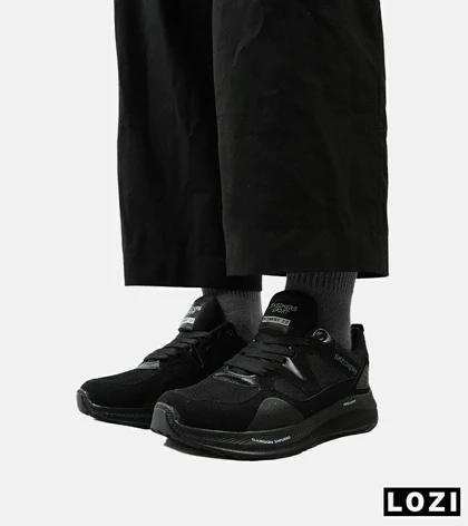 کفش کتانی طبی زنانه و مردانه مشکی SKECHERS archfit v02