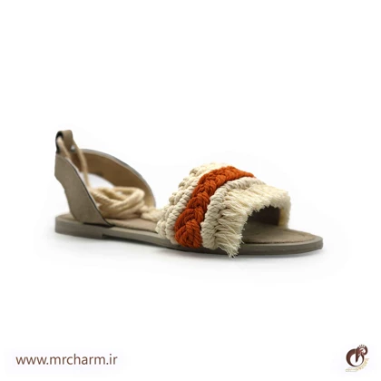 ست صندل و کیف بافت زنانه mrc2416-06