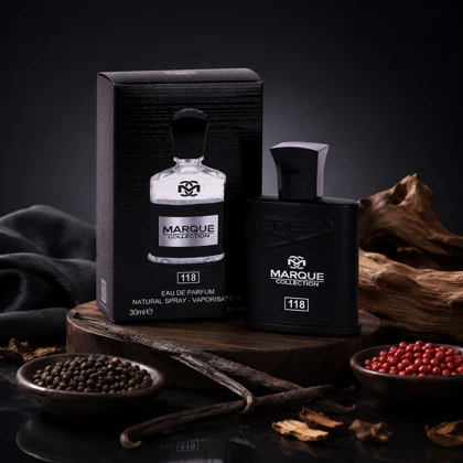 عطر جیبی مردانه مارکویی کالکشن مدل کرید اونتوس کد 118 Creed Aventus