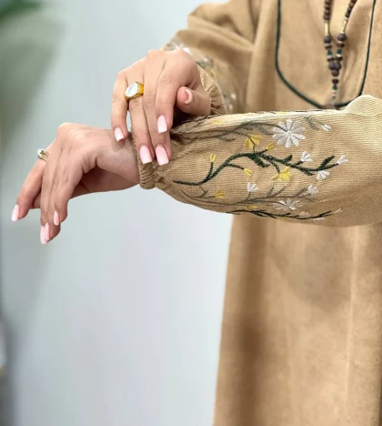 پیراهن مانتویی گلدوزی جانان 1