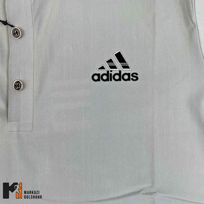 تیشرت مردانه یقه دار آدیداس پارچه اسپان کد 8016