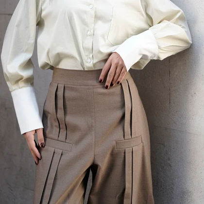 شلوار بالنی پیلی دار