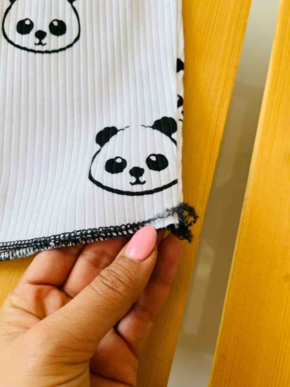 ست لباس راحتی تاپ و شورتک دخترانه و زنانه