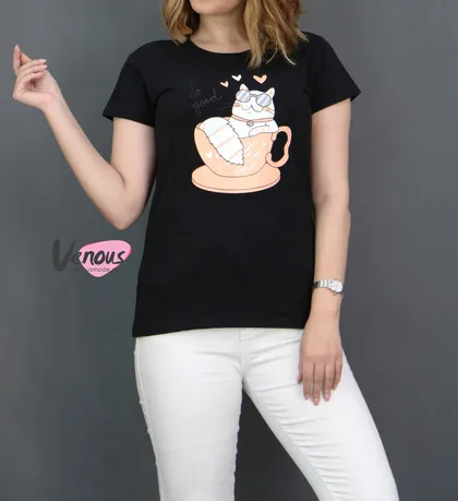 تیشرت طرح CAT