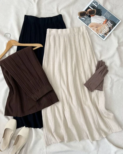 دامن بافت مدل 2 کد 5136