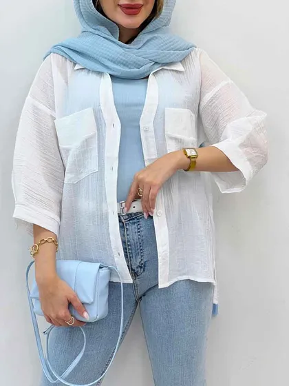 شومیز دو جیب دیما