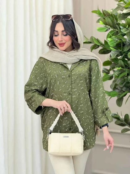 شومیز آستین پاگن شبنم